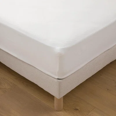 La Redoute Organic 100% Cotton Fleece Mattress Protector