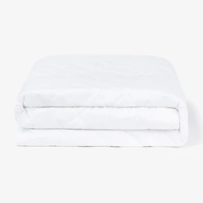 Marks & Spencer Bedfolk Pure Cotton Quilted Mattress Protector White
