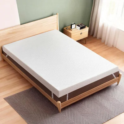 The Range Memory Foam Mattress Topper Cooling Small Double Pressure Relief - White