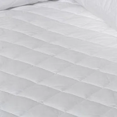 The Range DreamEasy Pure Cotton Quilted Mattress Protector - White / 191cm / 90cm / Single