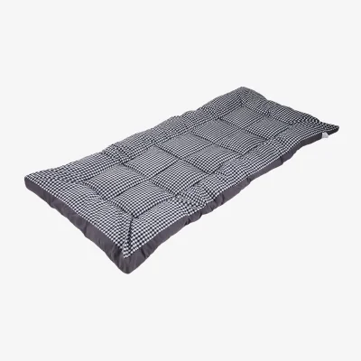 The Range Comfortable Quilted Mattress Topper - Dark Grey / 190cm / Double