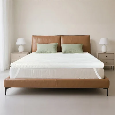 The Range 8cm Bamboo Cooling Memory Foam Mattress Topper - White / King
