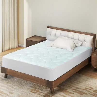 The Range Pillowtop Memory Foam Mattress Topper - White / Small Double