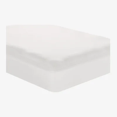 The Range Mattress Protect Cotton Smooth Premium Mattress Protector - 4'6" Double - White
