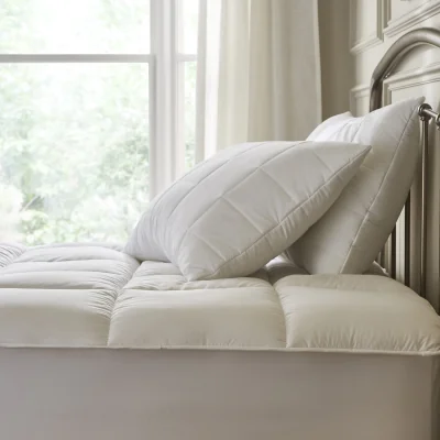 The Range Waterproof Mattress Topper and Pillow Protector Set - White / Double