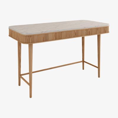 Amara Kam Ce Kam - Mausam Desk - Natural Ash/White Marble