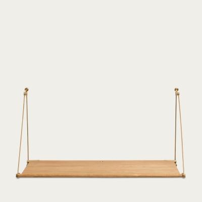 Bombinate.com Oak/Brass Loop Desk