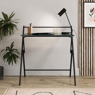 Dunelm Emily Folding Desk Bottle Green