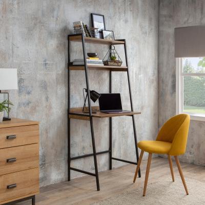 Dunelm Fulton Ladder Desk Brown and Grey
