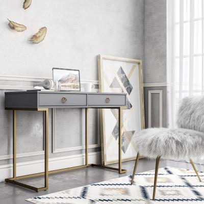 Dunelm Cosmo Camila Writing Desk, Graphite Graphite (Grey)