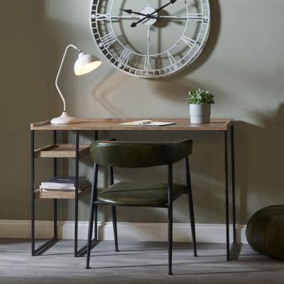Dunelm Gallery Desk, Natural Wood Effect Natural