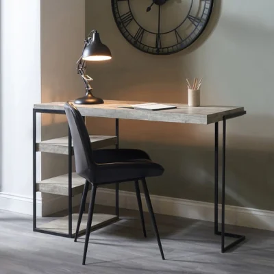 Dunelm Return - Jersey Desk, Concrete Effect