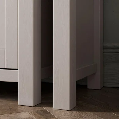 Dunelm Olney Swivel Desk, Stone
