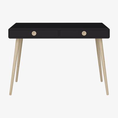Dunelm Softline Desk Black and Brown