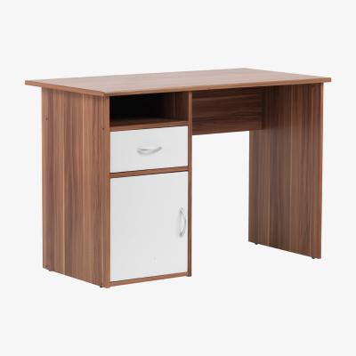 Dunelm Hastings Desk - Walnut & White Brown/White