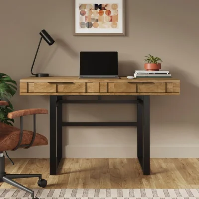 Dunelm Watson Desk, Wood Effect