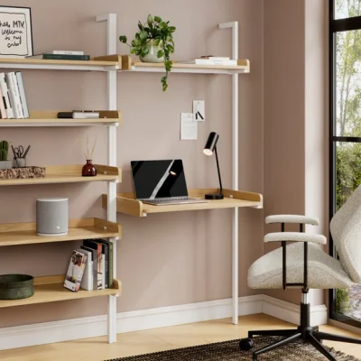 Dunelm Flynn Modular Shelving Desk