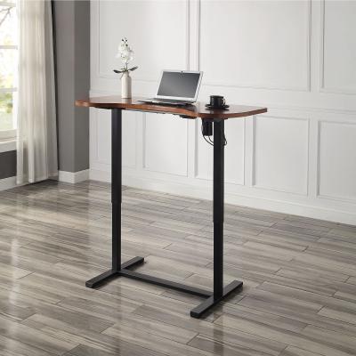Dunelm San Francisco Height Adjustable Standing Desk Walnut