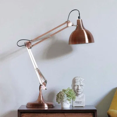 Graham & Green Copper Angled Desk Lamp