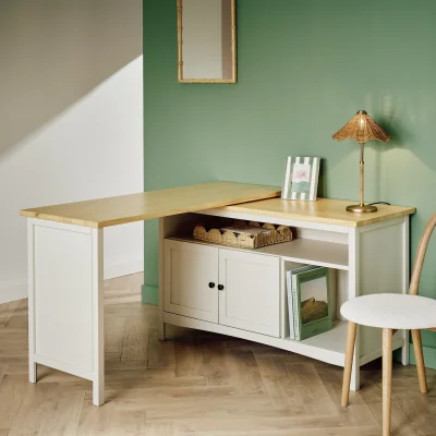 Habitat Habitat Bournemouth Office Desk - Beige
