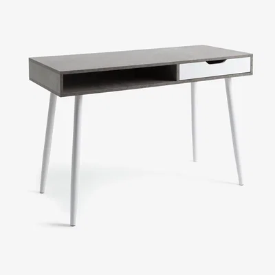 Habitat Habitat Concrete Style Office Desk - Grey