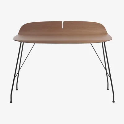 Heal's Kartell Earl of Wood Desk Black Ash Top - Heal's UK Furniture