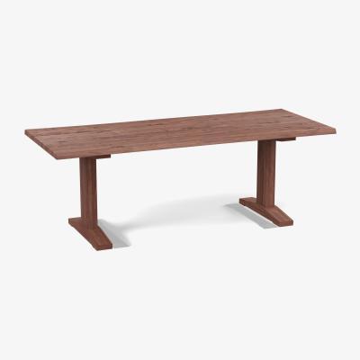 Heal's Heal's Lisbon Table 260x90cm Smoked Oak Chamfered Edge Not Filled - Heal's UK Furniture