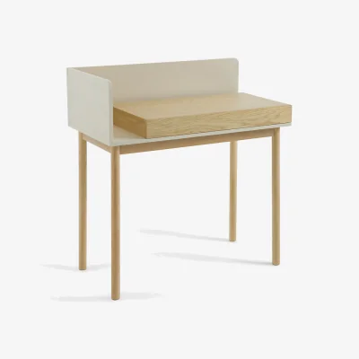 La Redoute Graphy 1 Drawer Desk in Oak Veneer
