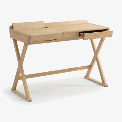 La Redoute Brixton Oak and Veneered Desk, Designed By Emmanuel Gallina