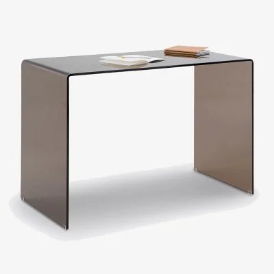 La Redoute Joan Console Desk in Tempered Glass