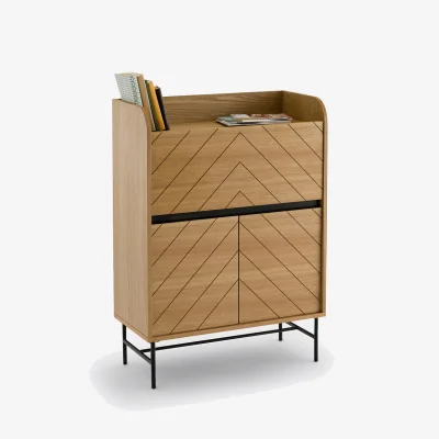 La Redoute Cameron Ash Veneer Secretary Desk