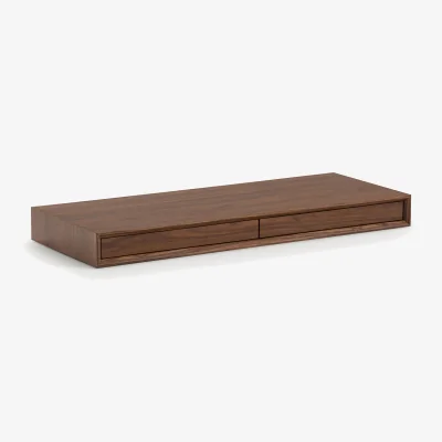 La Redoute Archivita XL Desk in Walnut Veneer L110cm