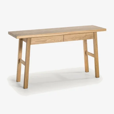 La Redoute Liu Solid Oak Console Desk
