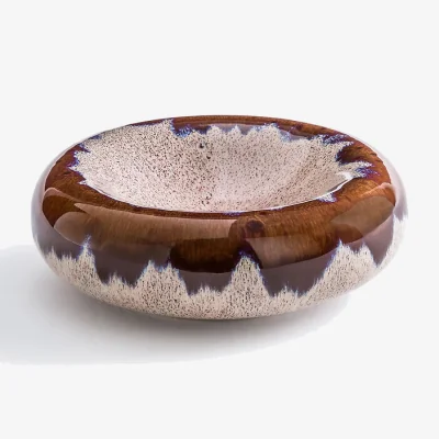 La Redoute Orya Ceramic Desk Tidy, Diameter 14.2cm