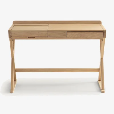 La Redoute Brixton Oak and Veneered Desk, Designed By Emmanuel Gallina