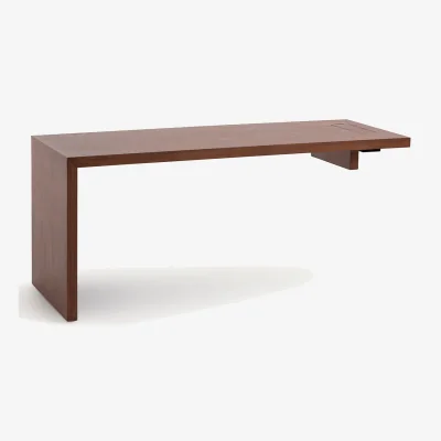 La Redoute Mikube Walnut Veneered MDF Desk Top, Width 175cm