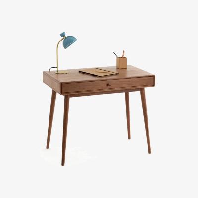 La Redoute Miji 1-Drawer Walnut Veneer Desk