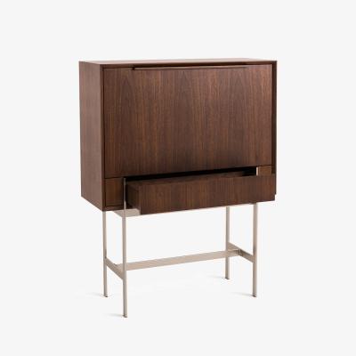 La Redoute Killem Satin Nickel & Walnut Secretary Desk