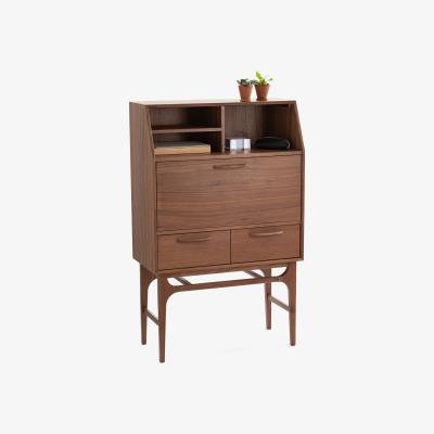 La Redoute Larsen Vintage Walnut Secretary Desk