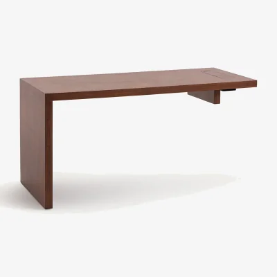 La Redoute Mikube Walnut Veneer Desk Top, Width 150cm