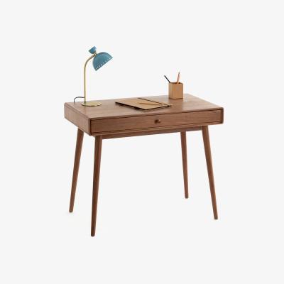 La Redoute Miji 1-Drawer Walnut Veneer Desk
