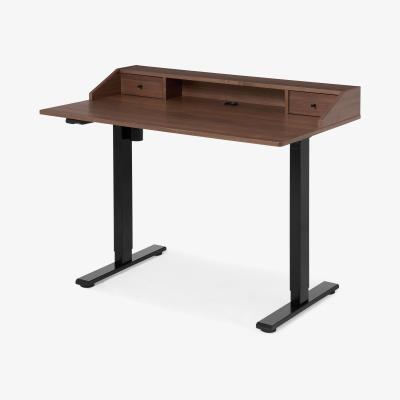 Made.com Lawford Height-Adjustable Desk, Walnut