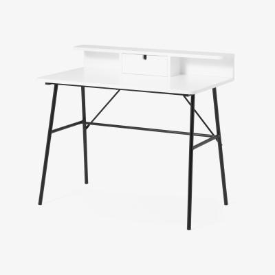Made.com Pascal Desk, White & Black