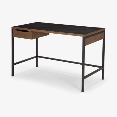 Made.com Depot Desk, Dark Stain Pine Wood