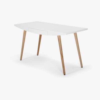Made.com Camber Desk, White and  Oak