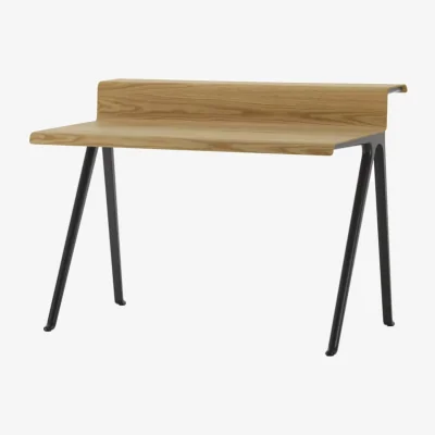 Made in Design Courier Desk wood black / Erwan Bouroullec - W 120 x D 72.5 cm - Vitra