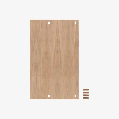 Made in Design Accessory natural wood / Shelf-desk for Shelving System - W 85 x D 52 cm - MOEBE