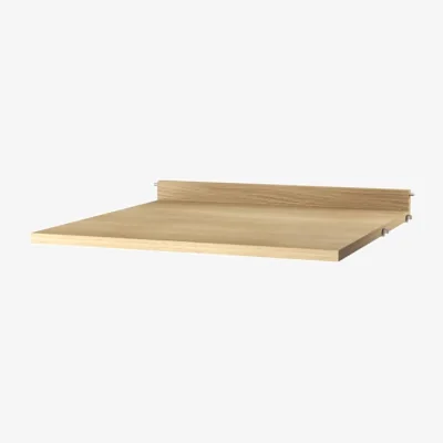 Made in Design Desk natural wood / W 58 x D 58 cm - String Furniture