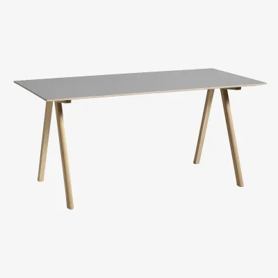 Nordic Nest HAY CPH10 2.0 desk 80x160 cm Grey linoleum-lacquered oak