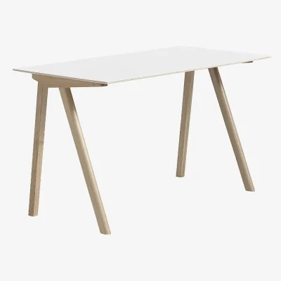 Nordic Nest HAY CPH90 2.0 desk 65x130 cm White laminate-lacquered oak